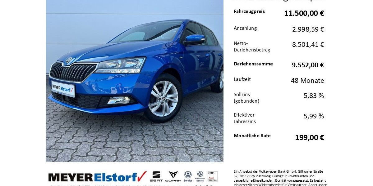Skoda Fabia 67.700 km 11.500 &euro; Neu Wulmstorf 21629