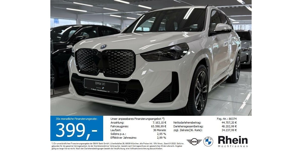 BMW iX1 18.000 km 46.649 &euro; Bayreuth 95447