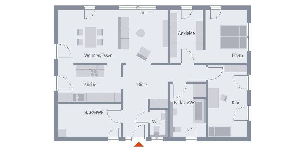 Bungalow Spangdahlem - 3 Zimmer, 106 m&sup2;, 366.400&euro; | Angebot:26451028