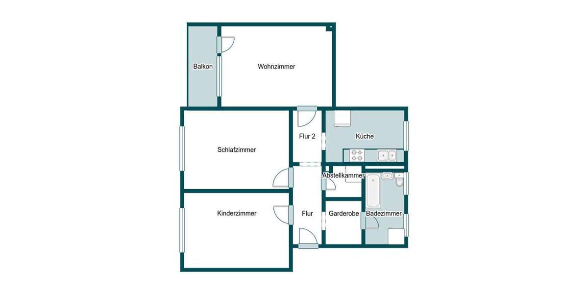 Warum mieten, wenn man auch kaufen kann? - 3-Zimmer Wohnung mit Balkon in Stralsund 3 zimmer