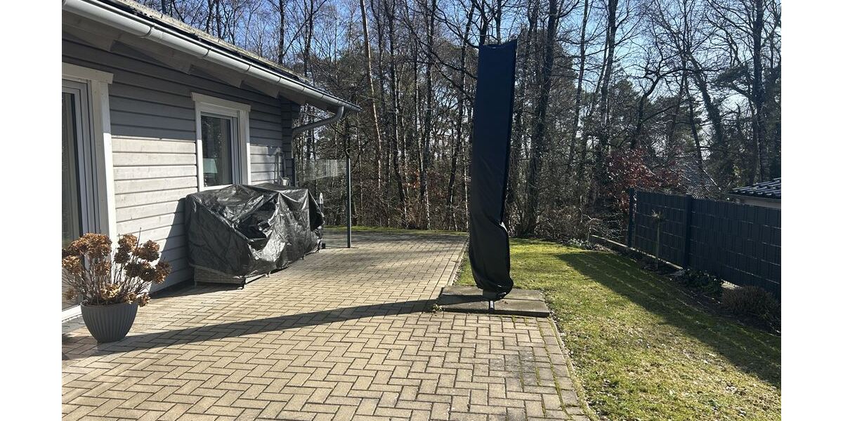 Gemütlichkeit trifft Natur: Blockhaus Bj. 2017 in TOP Waldlage mit hoher energetischer Ausstattung - Einfamilienhaus Steyerberg | Angebot:26197297