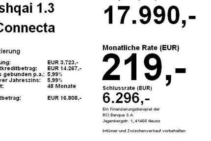 Nissan Qashqai 55.990 km 17.990 &euro; Augsburg 86165