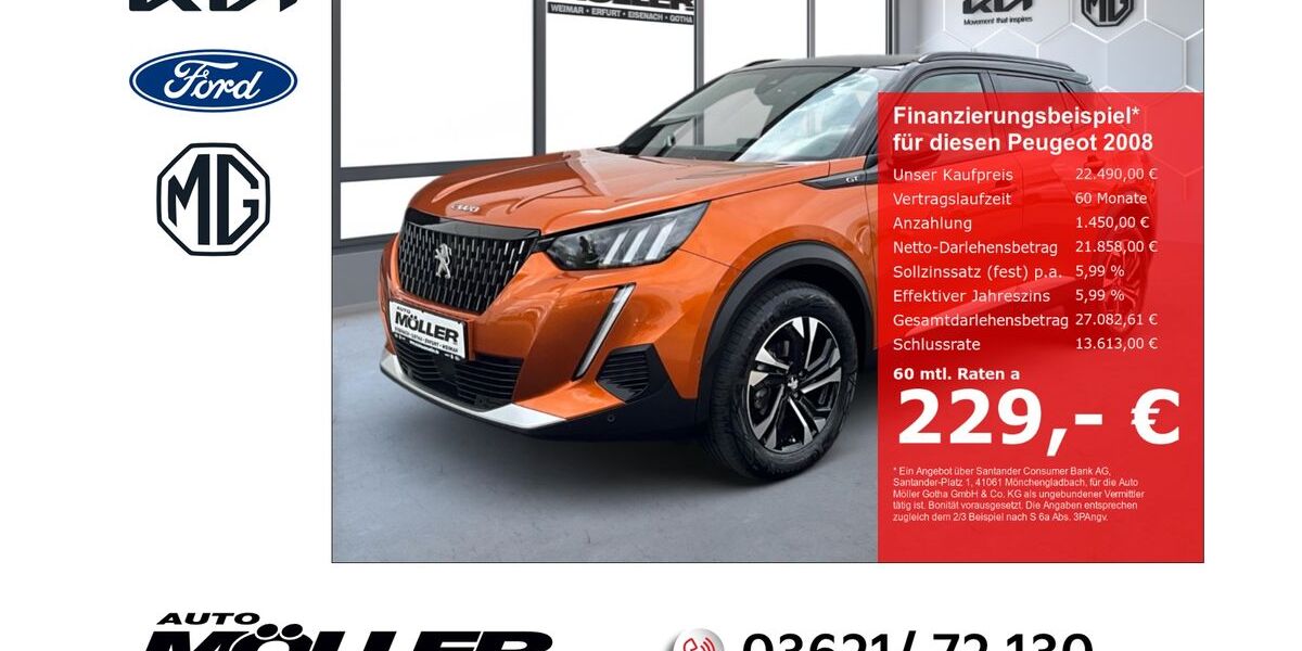 Peugeot 2008 16.500 km 21.899 &euro; Gotha 99867