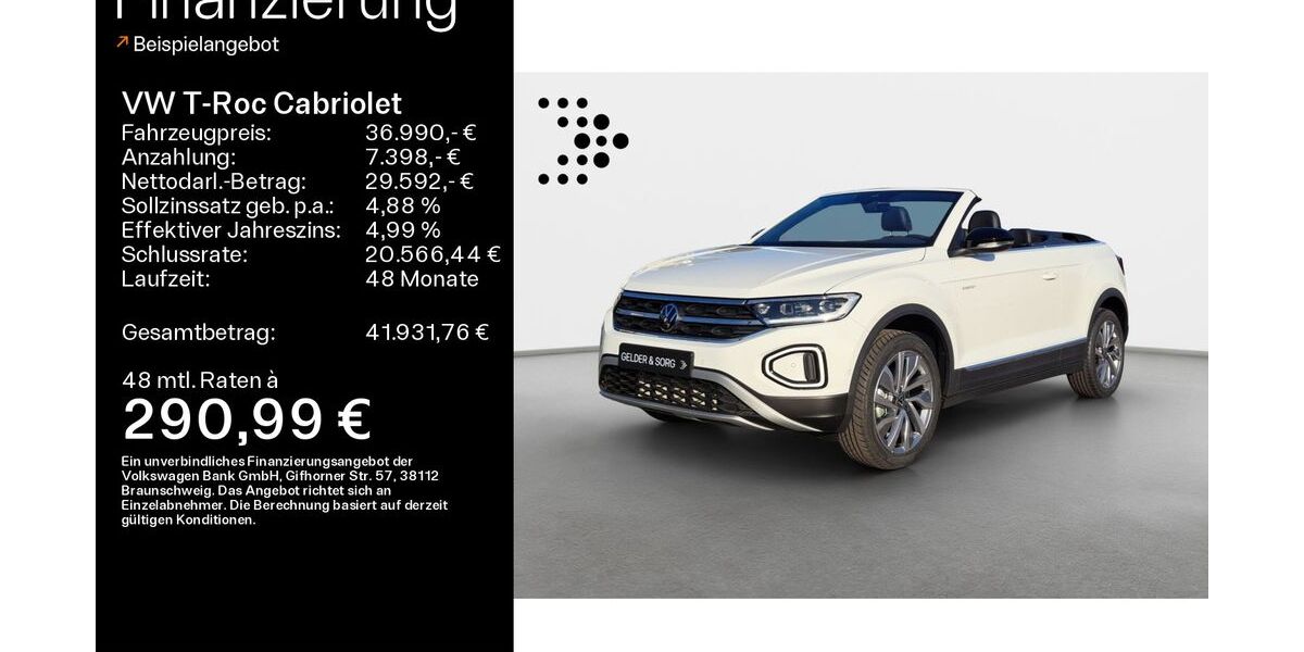 VW T-Roc 1.990 km 36.990 &euro; Coburg 96450