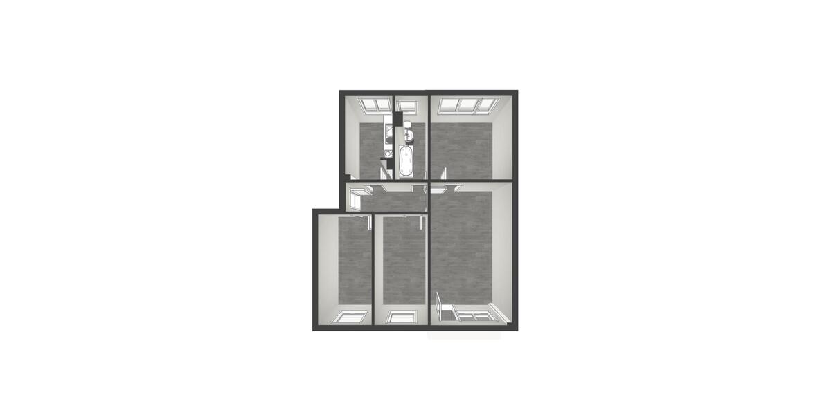 Etagenwohnung Hettstedt - 4 Zimmer, 70 m&sup2;, 328&euro; | Angebot:24692620