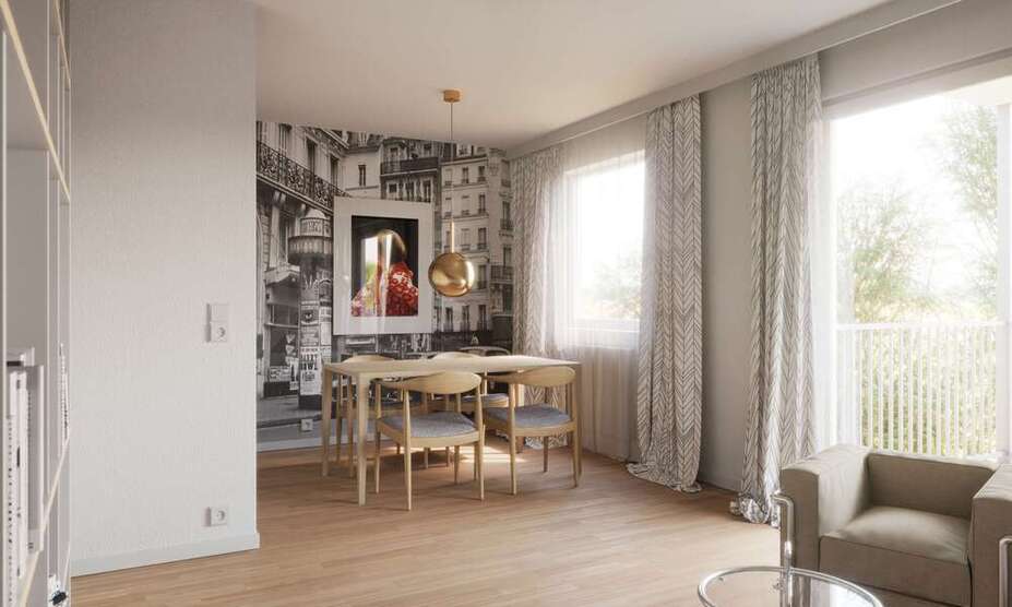Wohnung zum Mieten in Halle 406 € 70 m²