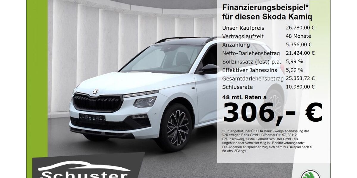Skoda Kamiq 26.018 km 26.280 &euro; Ruhstorf 94099