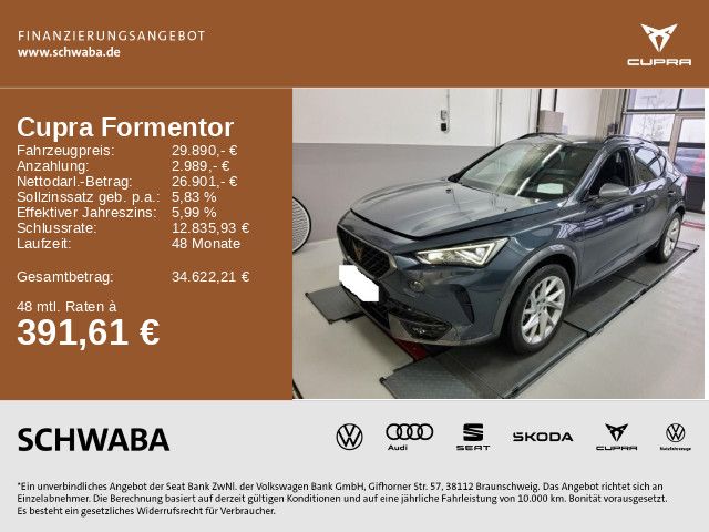 Cupra Formentor 36.000 km 29.890 &euro; Gersthofen 86368