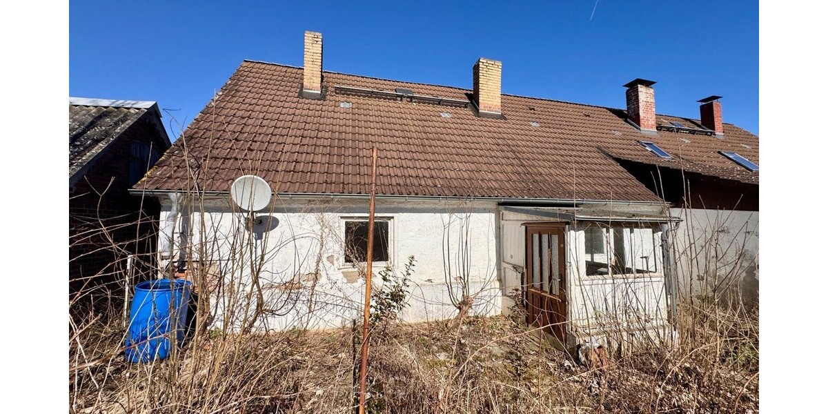 HORN IMMOBILIEN ++ abrissreife Doppelhaushälfte in Schönhausen bei Strasburg zimmer