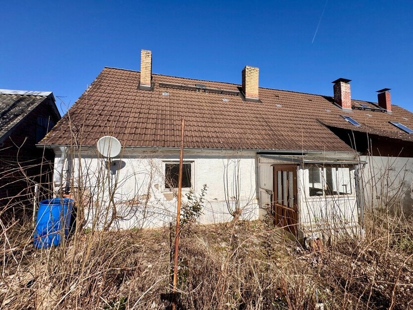 HORN IMMOBILIEN ++ abrissreife Doppelhaushälfte in Schönhausen bei Strasburg zimmer