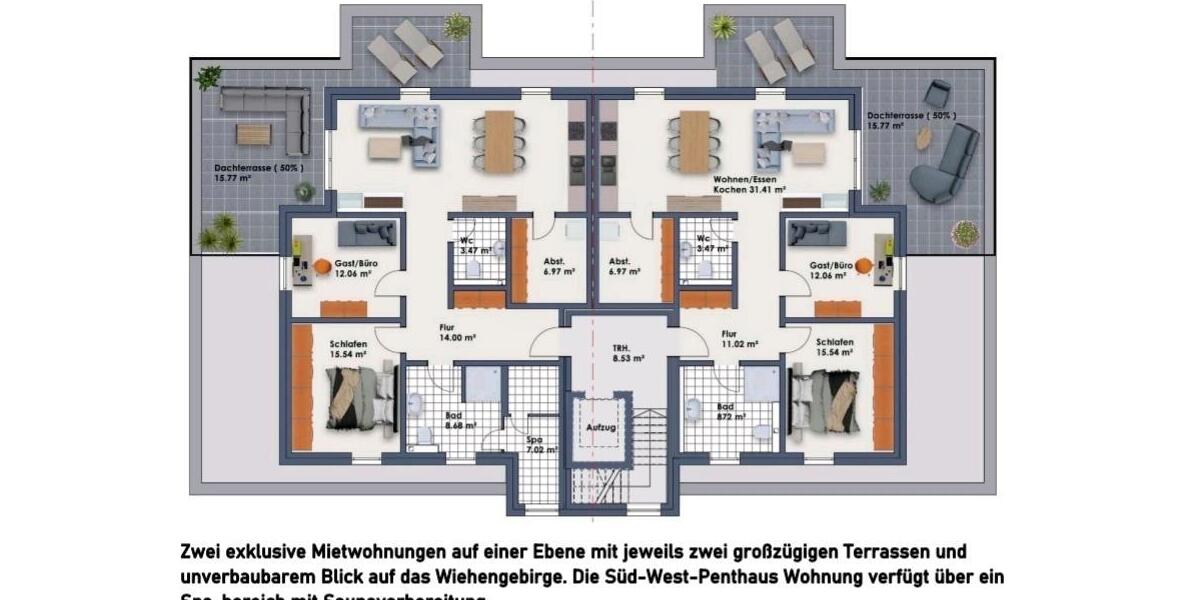 Minderheide 2 zimmer