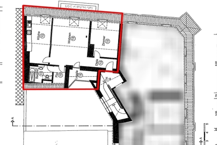 Sofort bezugsfreie Dachgeschoss-Wohnung in Denkmalschutz-Immobilie in Mülheim 2 zimmer