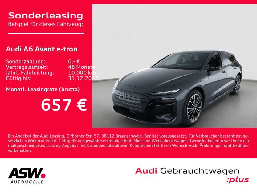 Audi A6 e-tron 4.200 km 69.830 € Heilbronn 74074