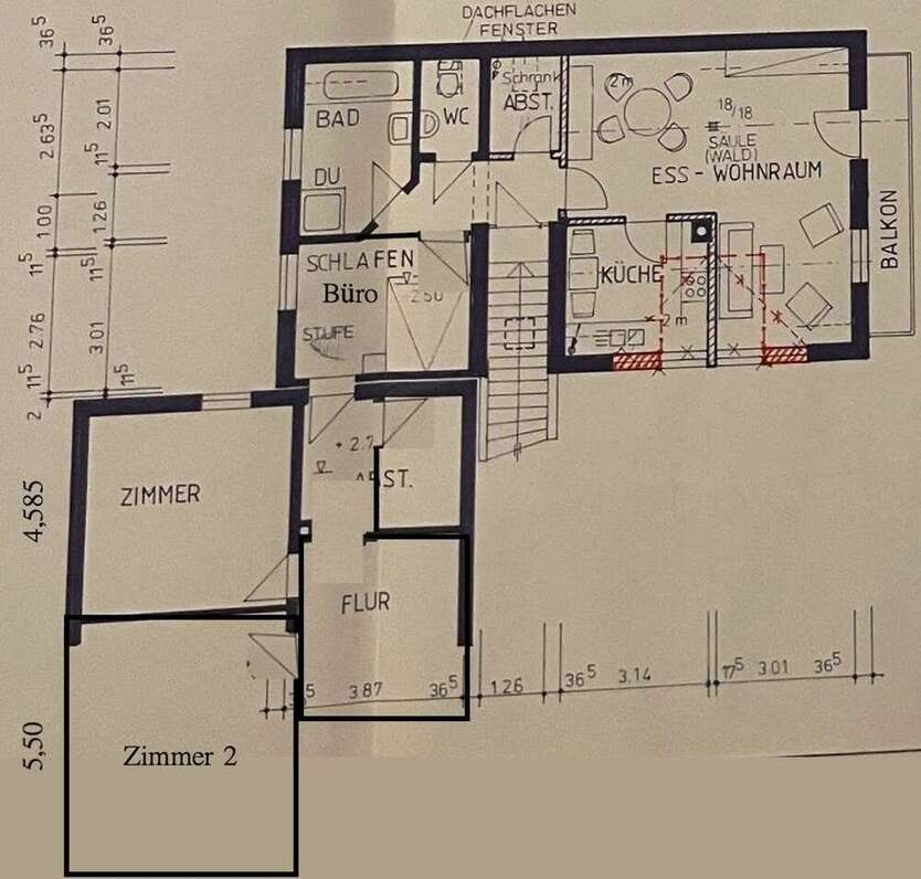 Wohnung zum Mieten in Kraiburg 1.400 € 133 m²