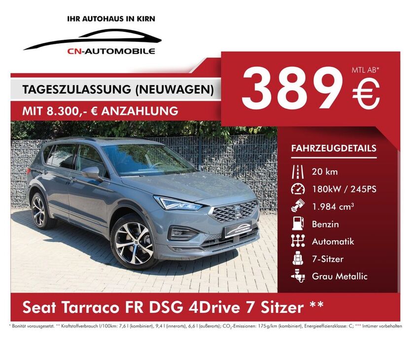 Seat Tarraco 20 km 47.890 € Kirn 55606