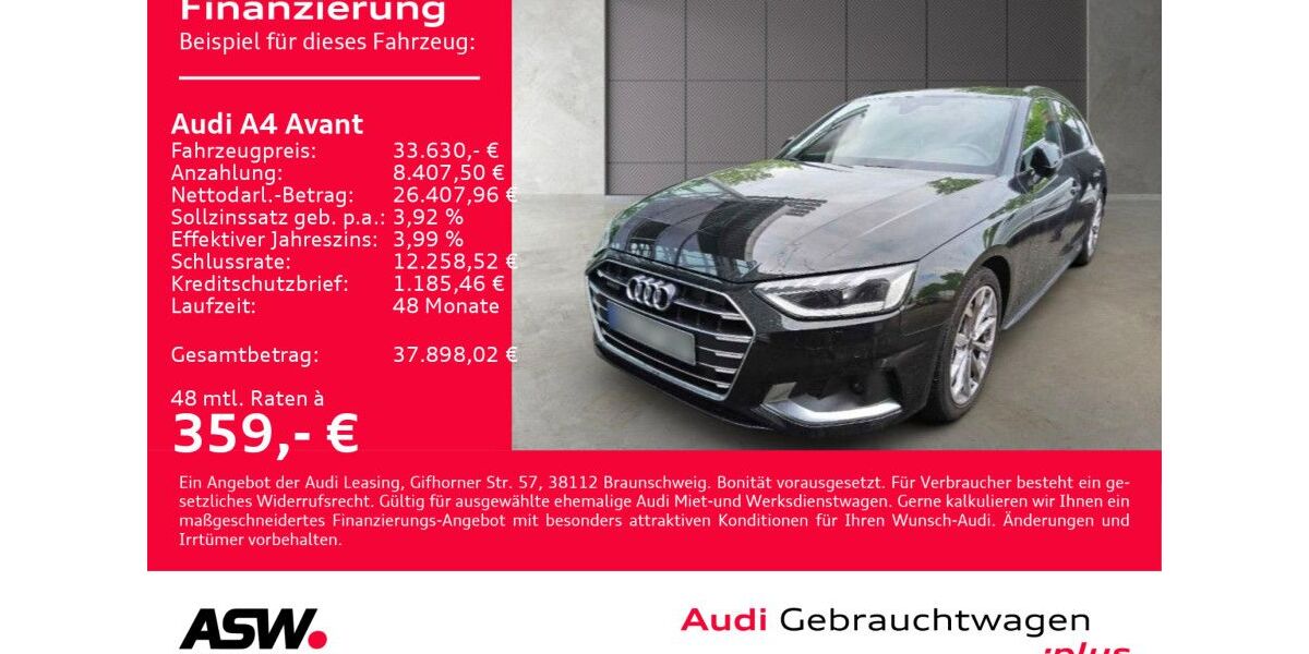 Audi A4 51.600 km 33.630 &euro; Heilbronn 74074