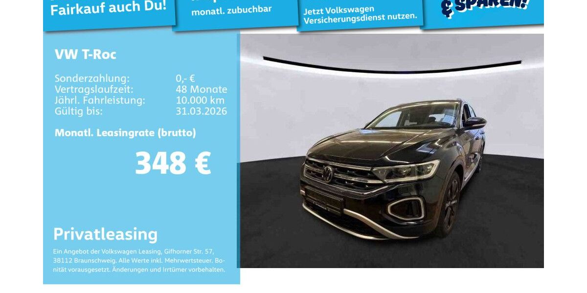 VW T-Roc 54.030 km 25.991 &euro; Mannheim 68309