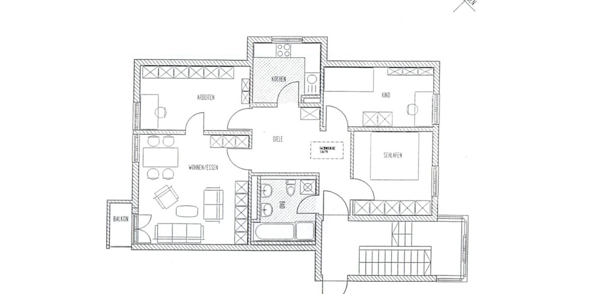 Etagenwohnung Kamenz - 4 Zimmer, 80 m&sup2;, 650&euro; | Angebot:25932527