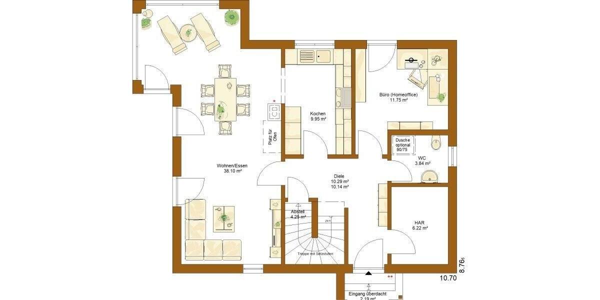 Einfamilienhaus Rheinfelden (Baden) Rheinfelden - 5 Zimmer, 152 m&sup2;, 785.000&euro; | Angebot:25704878
