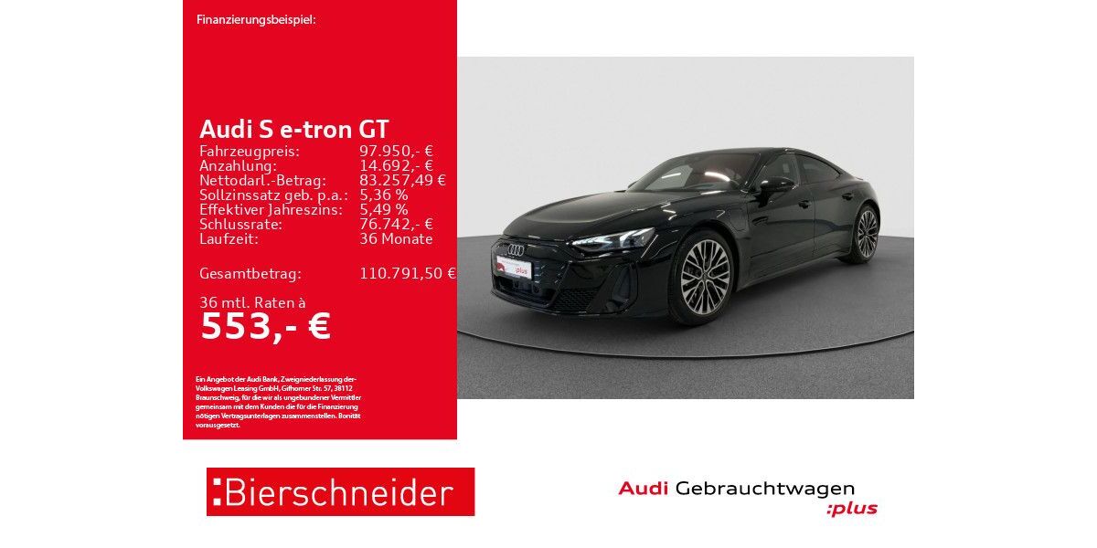 Audi e-tron GT 10.310 km 97.950 &euro; Aalen 73431