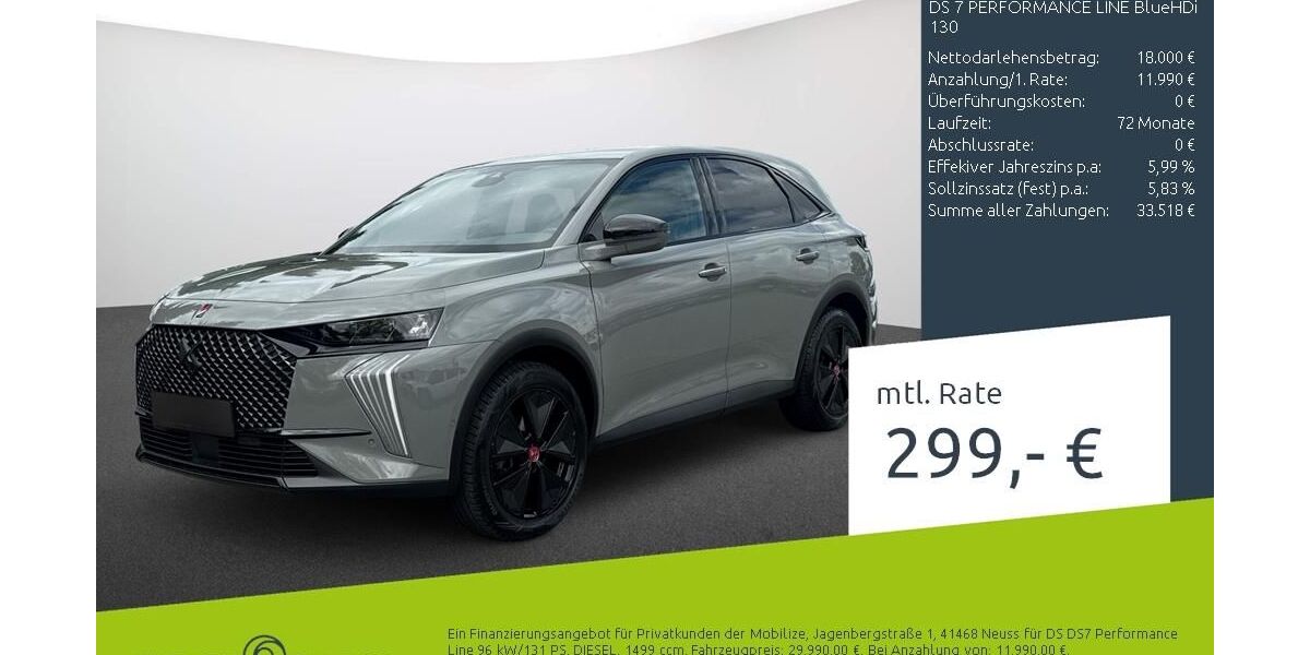 DS Automobiles DS7 (Crossback) 25.686 km 29.990 &euro; Stuhr 28816