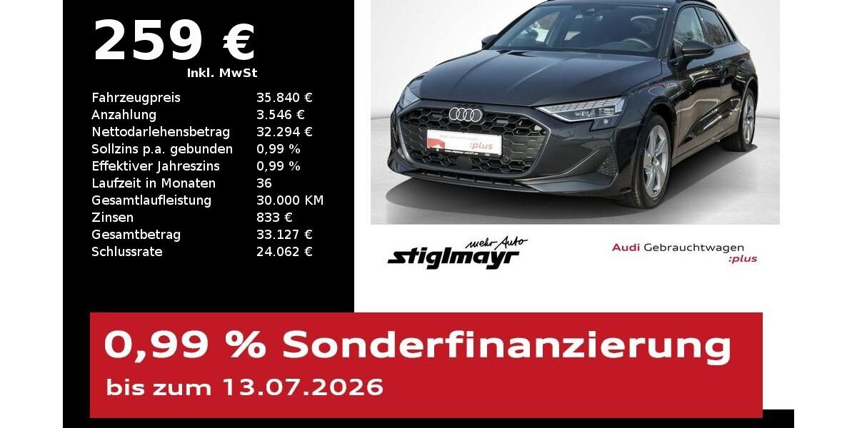 Audi A3 6.046 km 35.840 &euro; Pfaffenhofen 85276