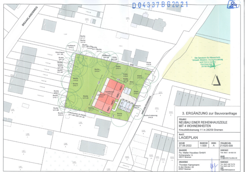 Grundstück zu verkaufen in Bremen 340.000 € 2619 m²