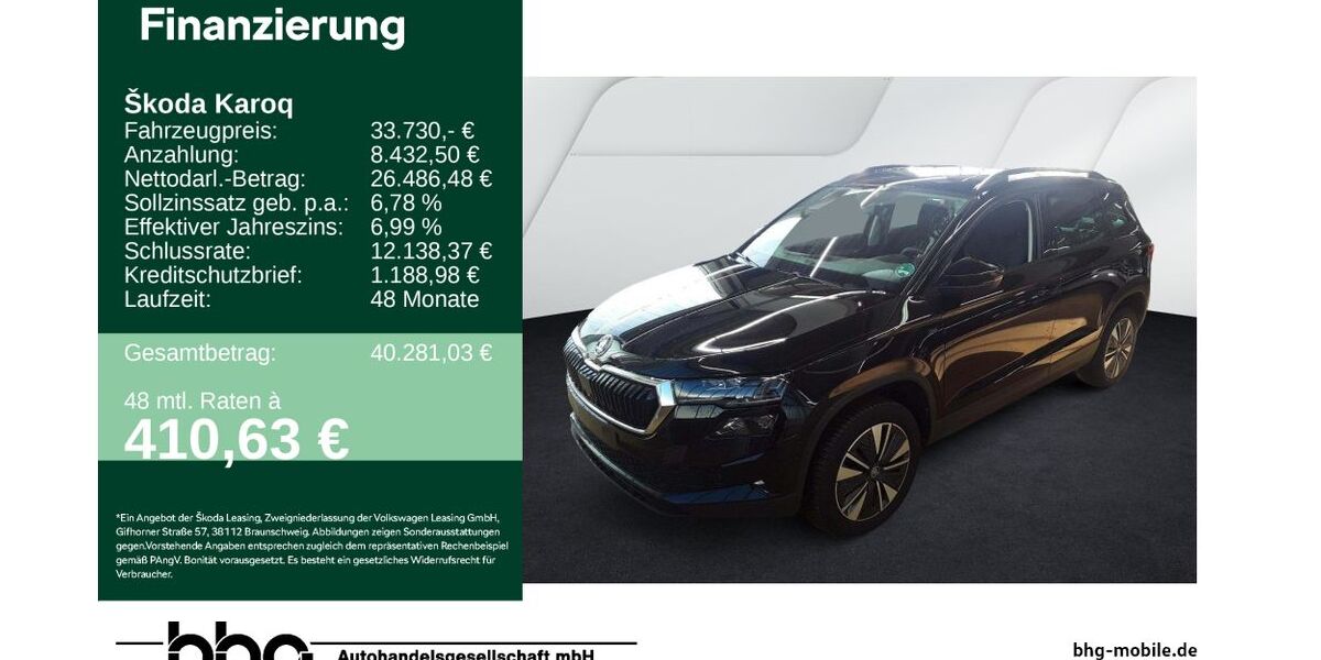 Skoda Karoq 10.419 km 33.730 &euro; Freudenstadt 72250