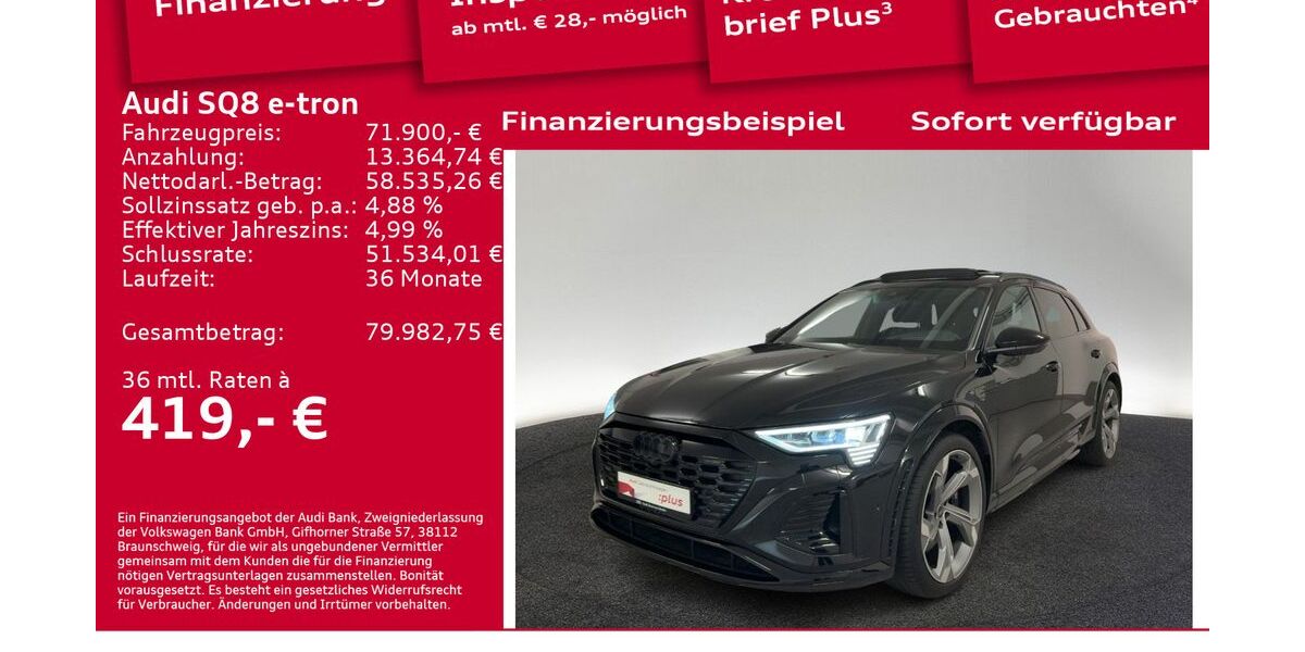Audi SQ8 e-tron 24.300 km 71.900 &euro; Berlin 12489