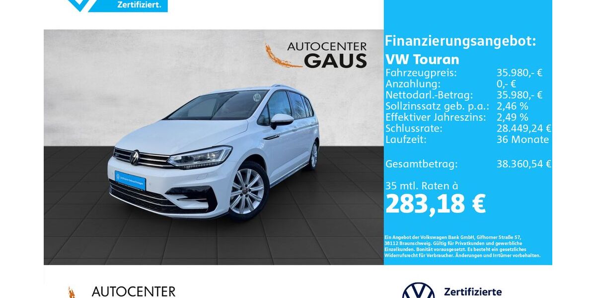 VW Touran 13.587 km 34.680 &euro; Bielefeld 33699