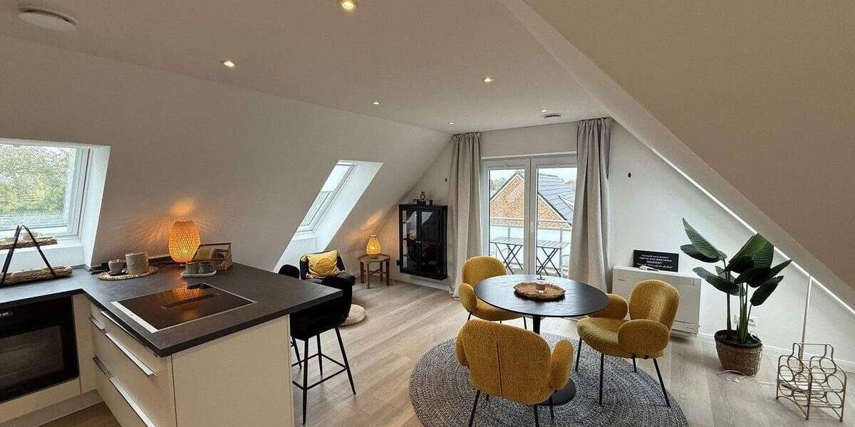 Modern Living am Deich - Vollmöbliertes Dachgeschoss Apartment Nähe Hamburg! 2 zimmer