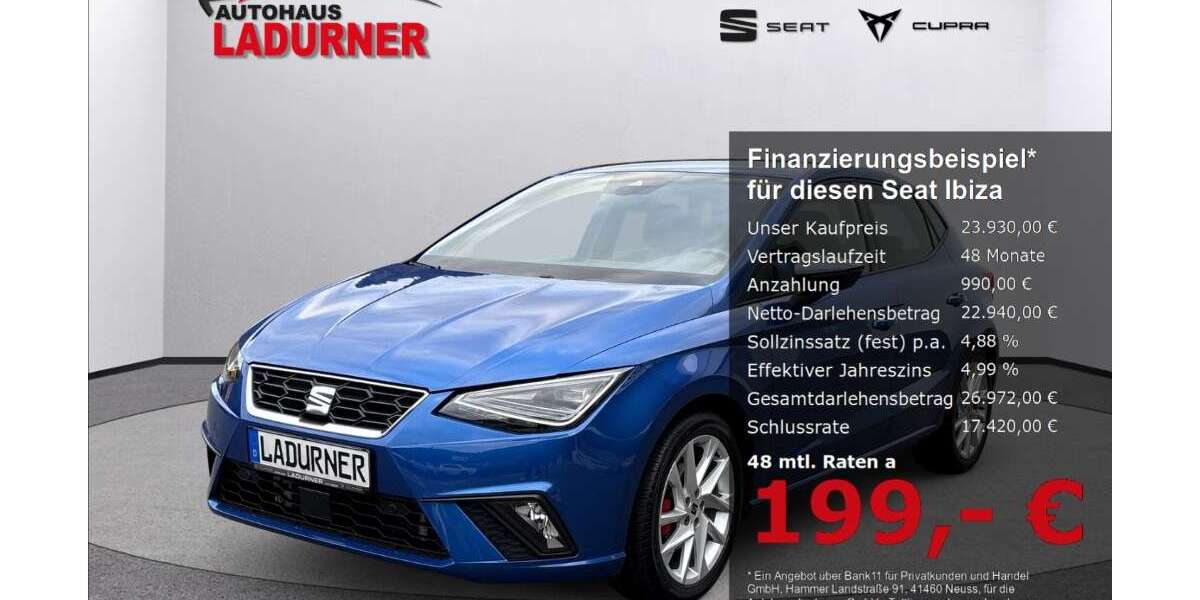 Seat Ibiza 10.850 km 23.930 &euro; Tuttlingen 78532
