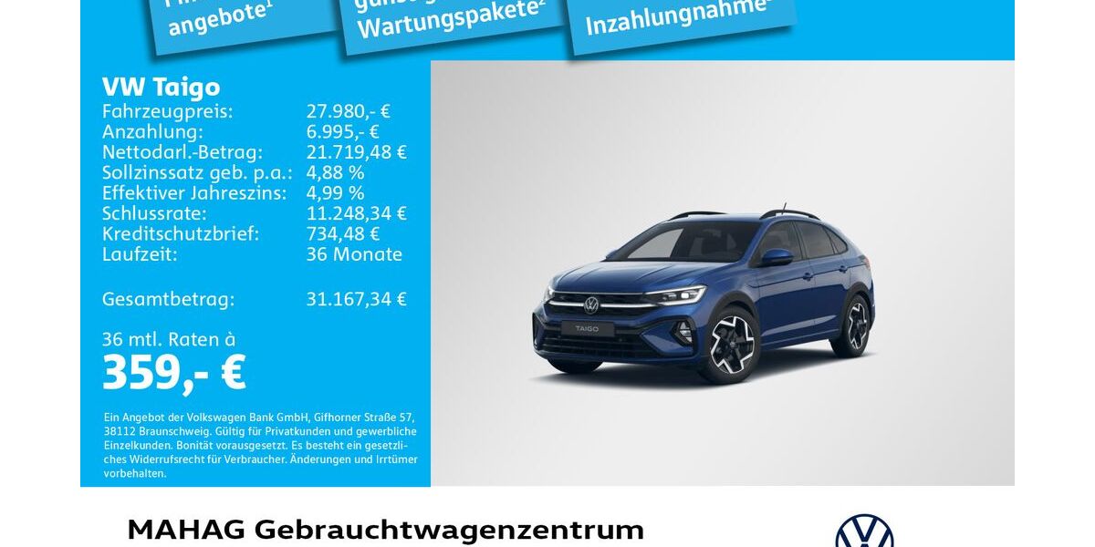 VW Taigo 16.454 km 26.683 &euro; München 80935