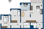 Etagenwohnung Langen (Hessen) - 3 Zimmer, 92 m&sup2;, 986&euro; | Angebot:23053262