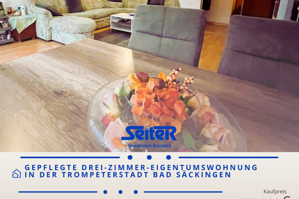 Wohnung Bad Säckingen - 3 Zimmer, 86 m&sup2;, 239.000&euro; | Angebot:25706240