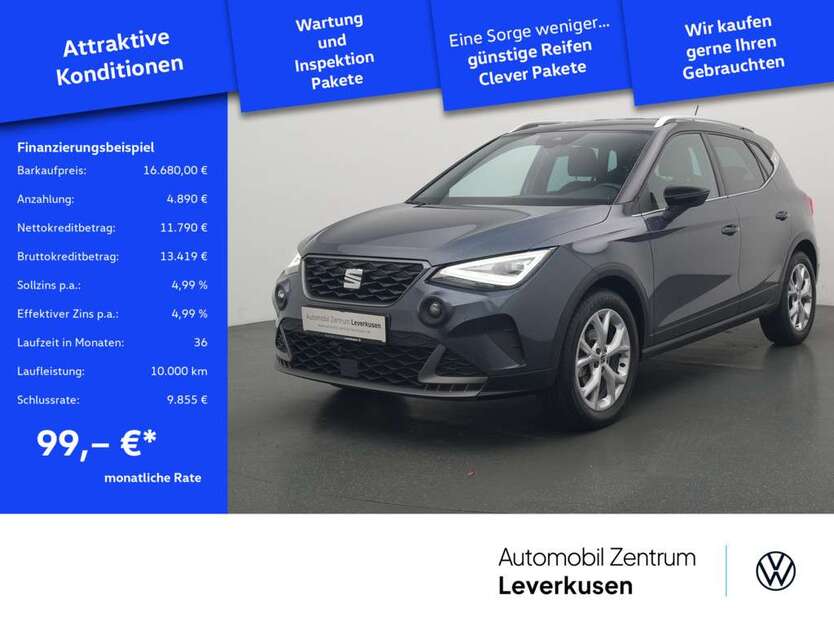Seat Arona 9.979 km 16.680 € Leverkusen 51379