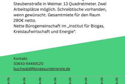 Coworking Büro Büroraum Arbeitsplatz Weimar zimmer