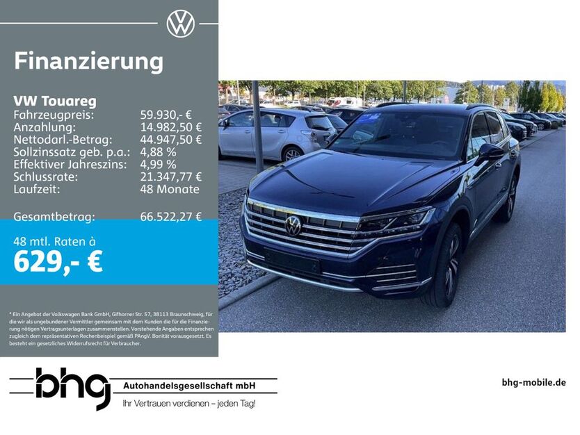 VW Touareg 64.990 km 59.930 € Freiburg 79115