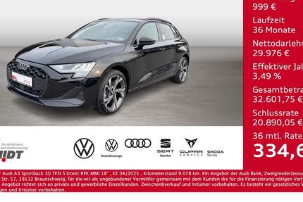 Audi A3 9.078 km 29.975 &euro; Bernsdorf 09337