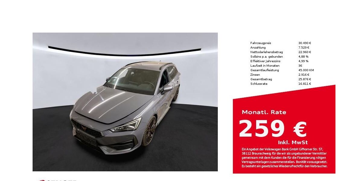 Cupra Leon 11.353 km 30.490 &euro; Bielefeld 33609