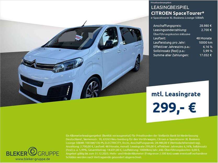 Citroen Spacetourer 9.268 km 28.980 € Dülmen 48249