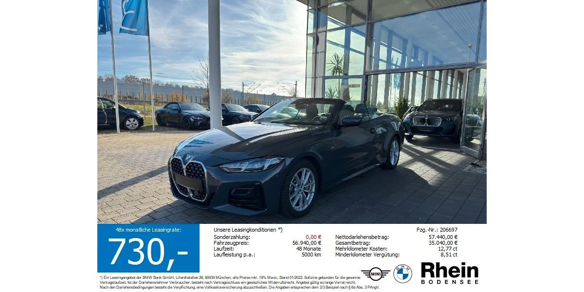 BMW 430 23.646 km 50.240 &euro; Friedrichshafen 88046