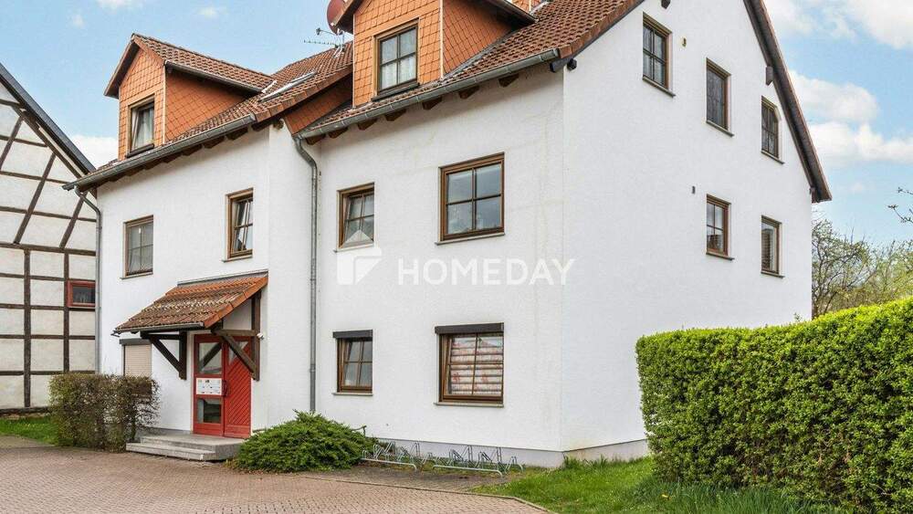 Attraktive 2-Zimmer-Wohnung mit Balkon, Stellplatz und Gartennutzung in Eischleben 2 zimmer