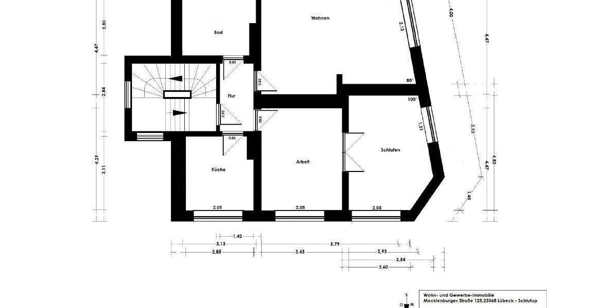 Etagenwohnung Lübeck Schlutup - 3 Zimmer, 78 m&sup2;, 690&euro; | Angebot:25409993