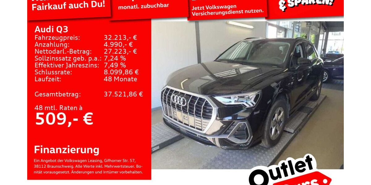 Audi Q3 56.854 km 31.891 &euro; Weinheim 69469