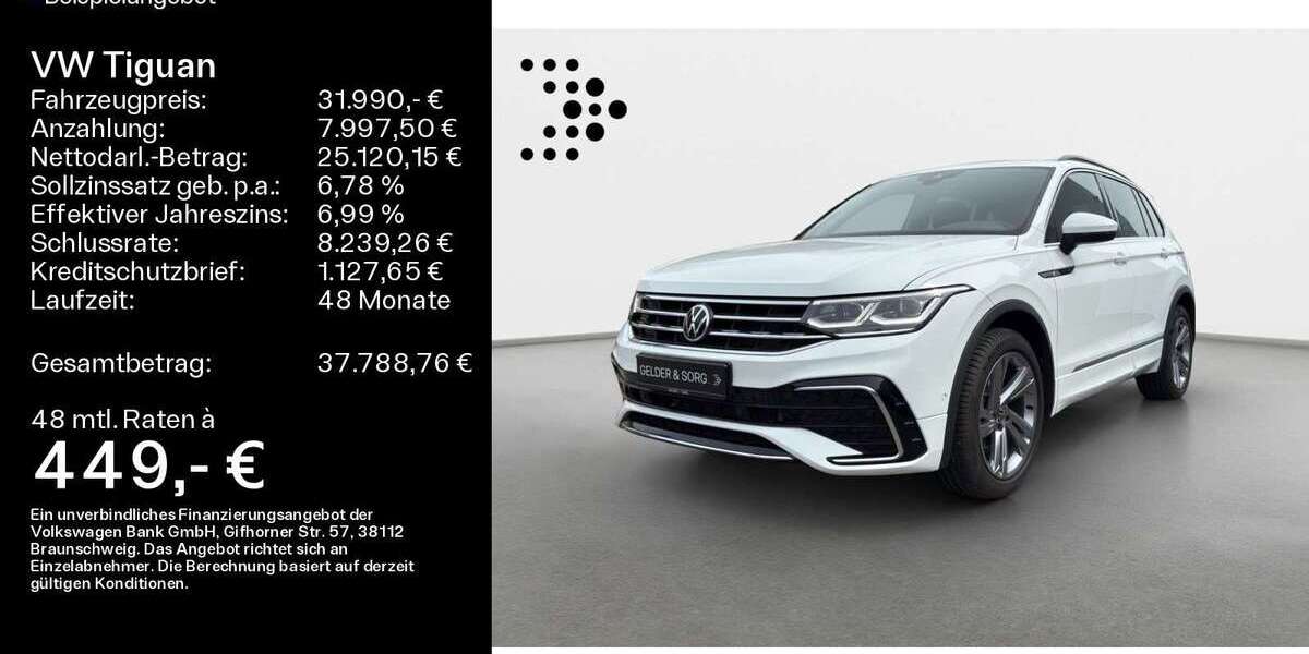 VW Tiguan 33.800 km 31.990 &euro; Bad Kissingen 97688