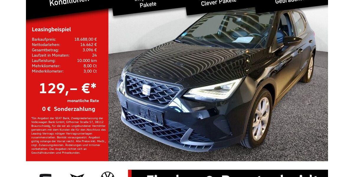 Seat Arona 16.495 km 18.688 &euro; Lohmar 53797