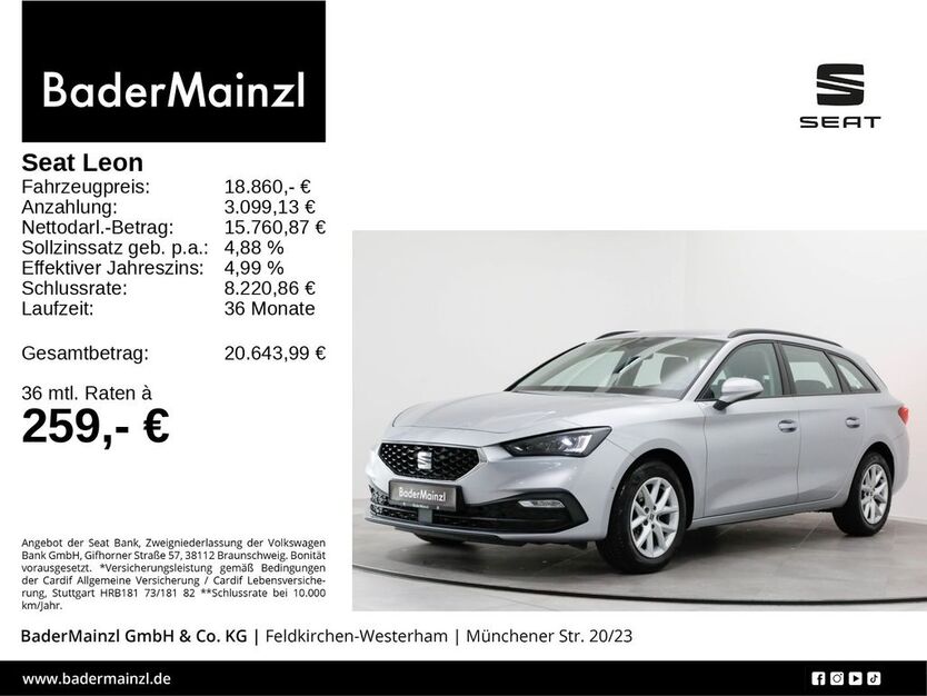 Seat Leon 69.400 km 18.860 € Feldkirchen/Westerham 83620