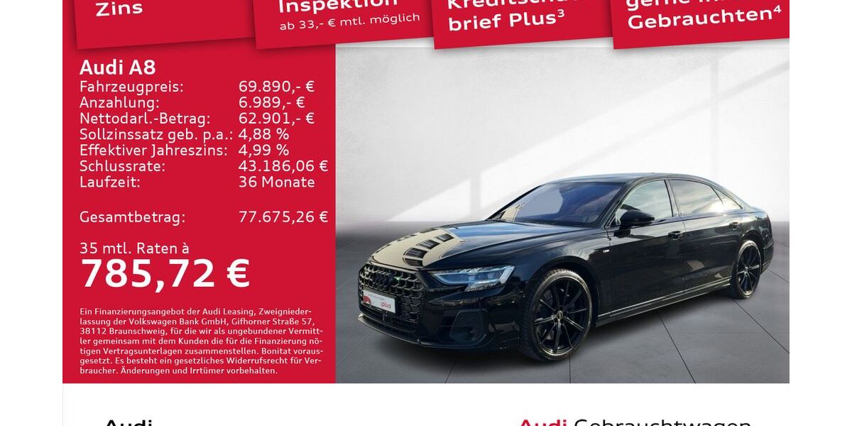 Audi A8 65.096 km 66.490 &euro; Dresden 01067