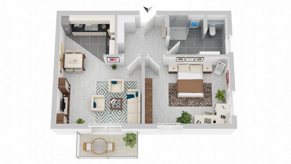 Etagenwohnung Löhne - 2 Zimmer, 70 m&sup2;, 234.900&euro; | Angebot:26691726